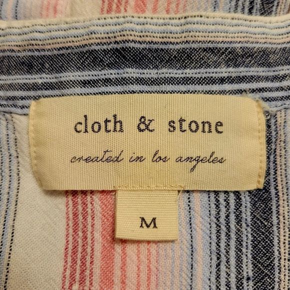 Anthropologie cloth and stone Linen Shirt Dress Size Medium - Picture 13 of 13